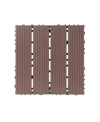 Streamdale Furniture 44-Pack 12x12 Waterproof Interlocking Decking Tiles
