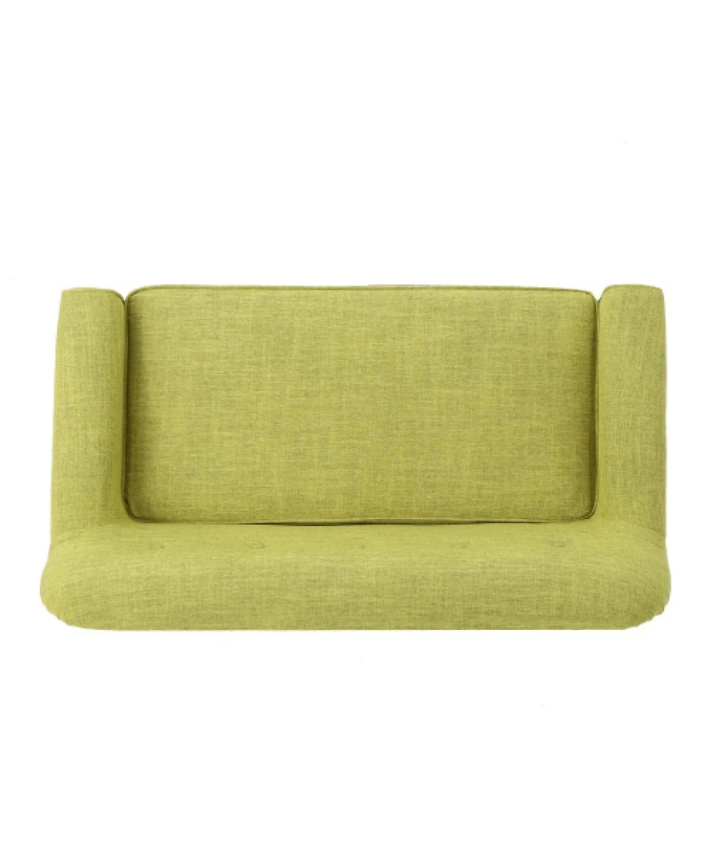 Streamdale Furniture Mid-Century Modern Button-Tufted Two-Seater Loveseat