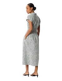 Whistles Women's Flecked Animal Collared Dress