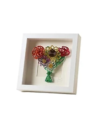 Uncommon Goods Where Love Grows Framed Wire Bouquet