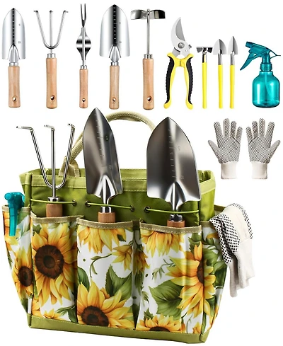 Xdovet Garden Tools Set Heavy Duty Kit with Organizer Bag