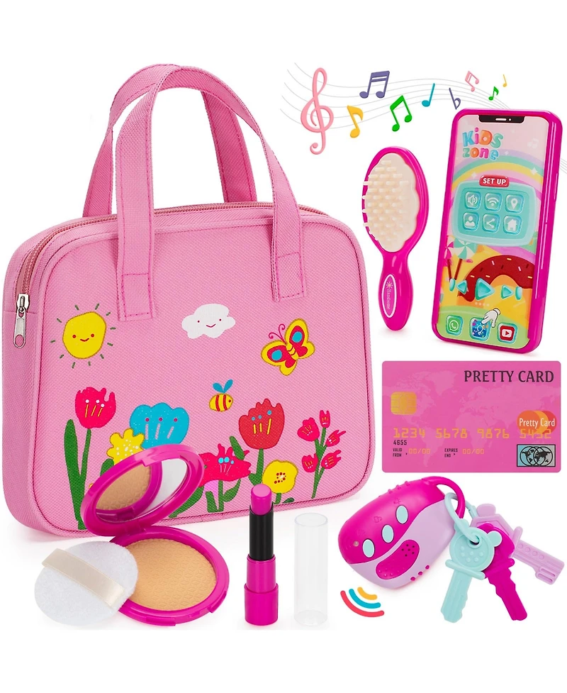 Gnuadz Play Purse Pretend Makeup Kit Princess Birthday Toy