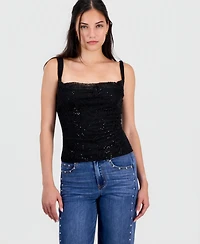 Fvr Drm Juniors' Beaded Tank Top