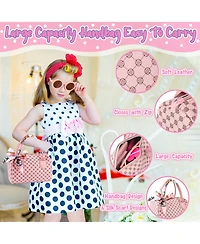 Gnuadz Kids Pretend Makeup Play Purse with Accessories Gift