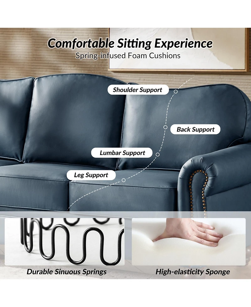 Hulala Home Dielle Transitional 2 Piece Sectional Sofa