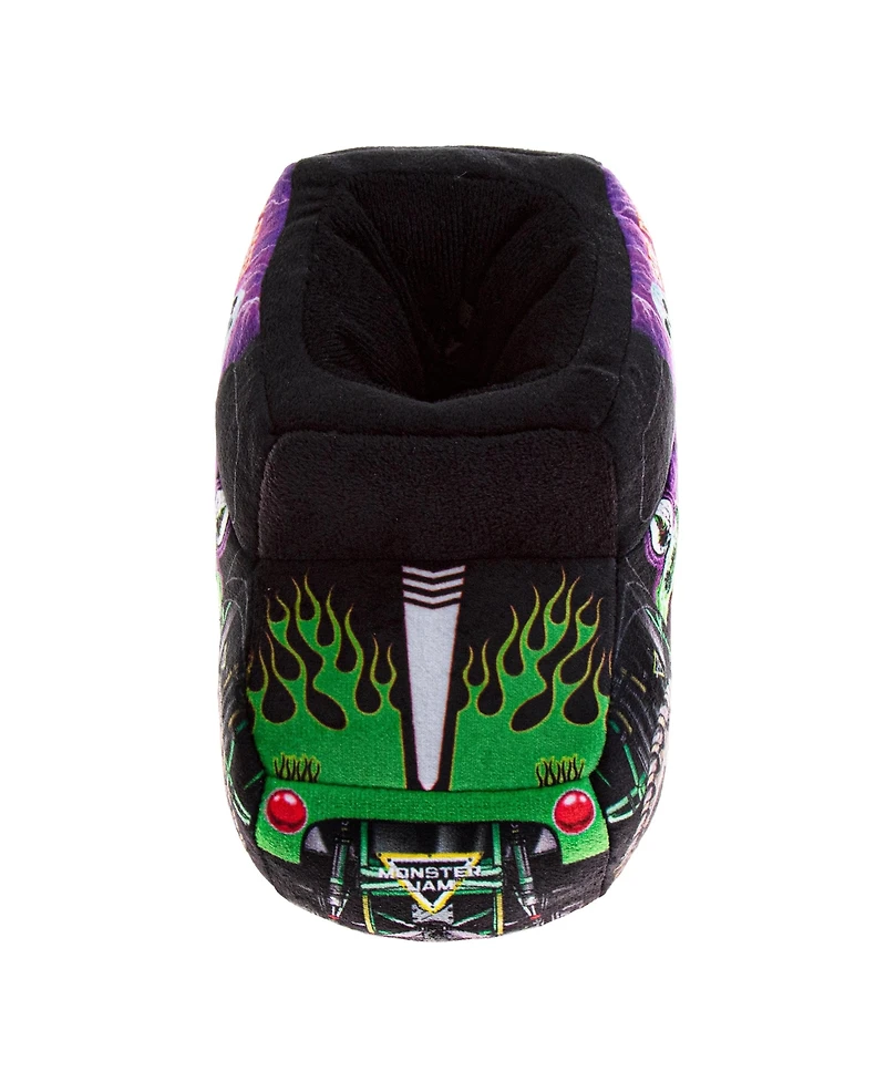 Monster Jam Toddler Grave Digger Plush Slippers (Toddlers/Little)
