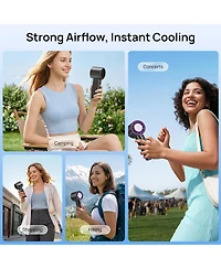 Cowsar Personal Cooling Fan, 100-Speed Control, Led Display
