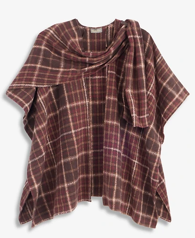 Style & Co Women's Menswear Plaid Wrap, Macy's Exclusive