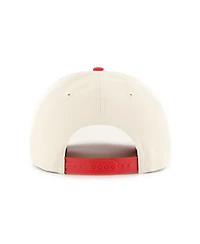 '47 Brand Men's Cream/Red Montreal Canadiens Logo Hitch Adjustable Hat