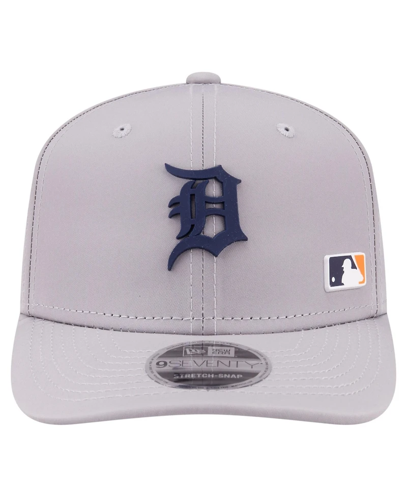 New Era Men's Gray Detroit Tigers Laser Perforated 9SEVENTY Adjustable Hat