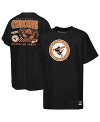 Mitchell & Ness Big Boys and Girls Black Baltimore Orioles Cooperstown Concession T-Shirt