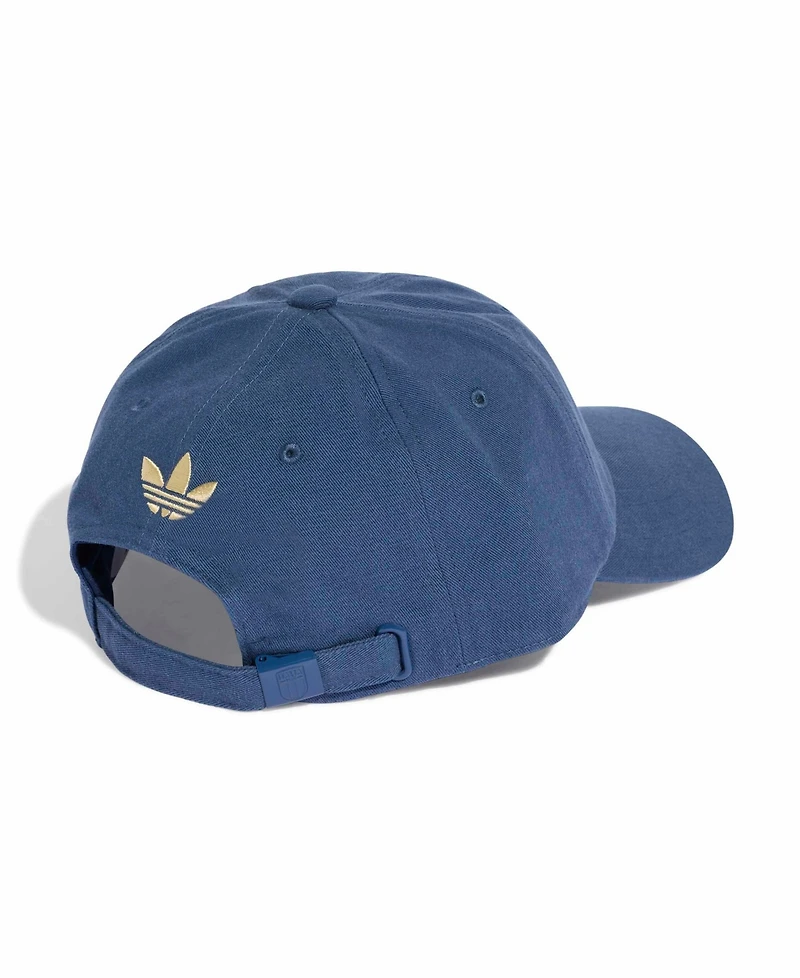 Adidas Men's and Women's Blue Italy National Team Dad Adjustable Hat