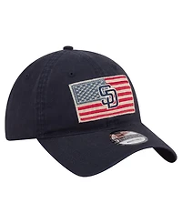 New Era Men's Navy San Diego Padres Americana Flag 9TWENTY Adjustable Hat