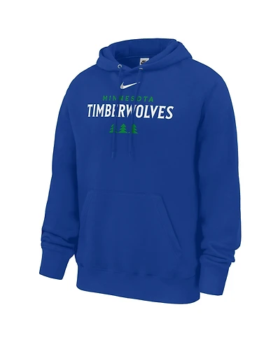 Nike Men's Blue Minnesota Timberwolves Club Fleece Hoodie