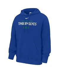Nike Men's Blue Minnesota Timberwolves Club Fleece Hoodie