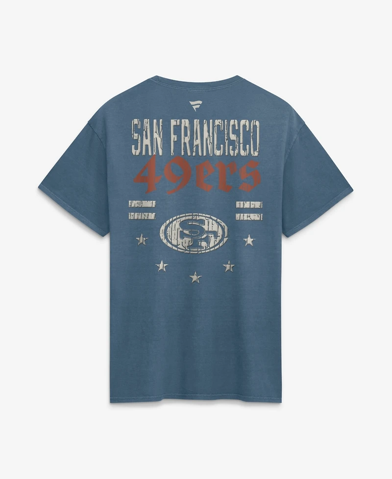 Fanatics Men's Blue San Francisco 49ers Washed Americana T-Shirt