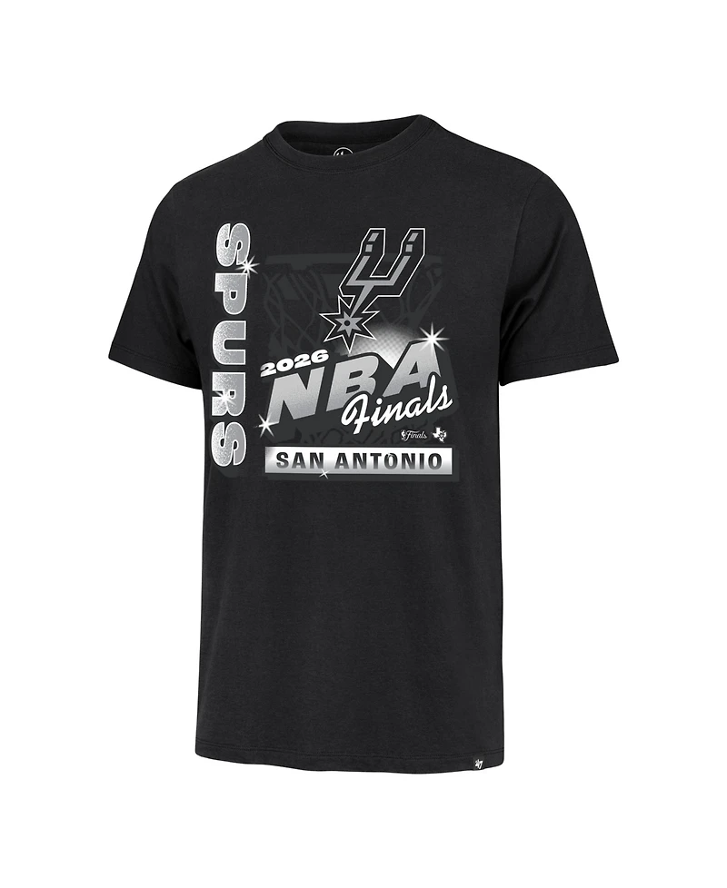 '47 Brand Men's Black San Antonio Spurs 2026 Nba Finals Id Franklin T-Shirt