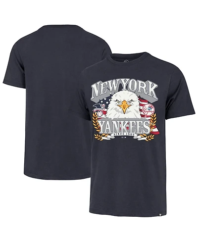 '47 Brand Men's Navy New York Yankees Americana Eagle T-Shirt