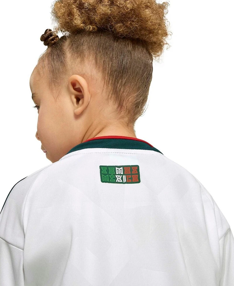 Adidas Toddler White Mexico National Team 2026 Away Replica Kit Set