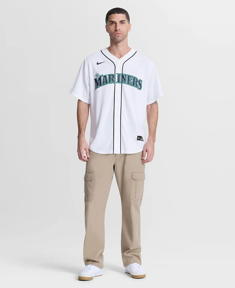 Nike Men's Julio Rodriguez White Seattle Mariners Home Replica Jersey