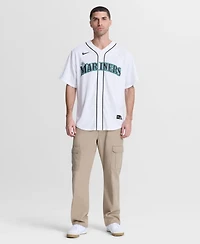 Nike Men's Julio Rodriguez White Seattle Mariners Home Replica Jersey