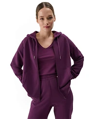 4F Women's Zip-Up Hooded Sweatshirt