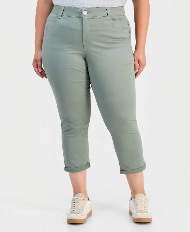 Democracy Plus Booty Lift Mid-Rise Cropped Pants