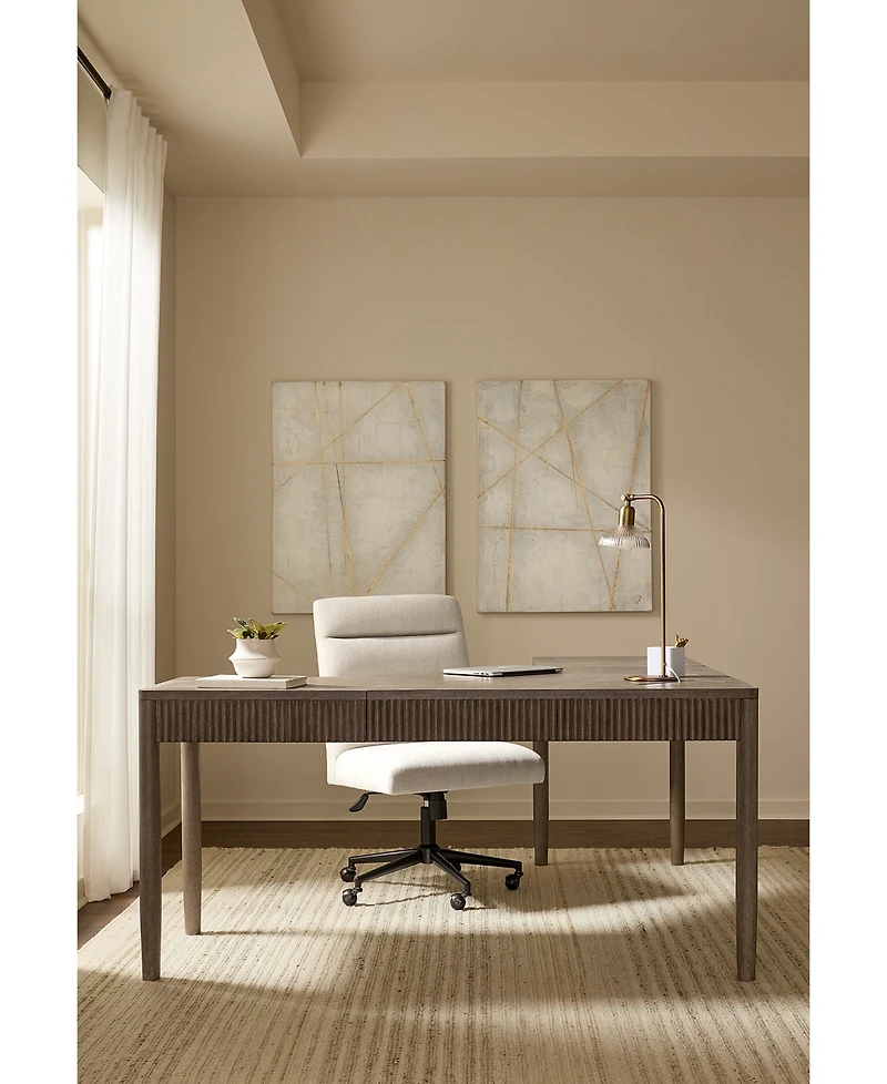 Frandlyn 2-Piece L-Desk & Desk Chair Set, Macy's Exclusive