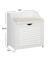 Household Essentials Single-Load Cabinet Hamper Seat