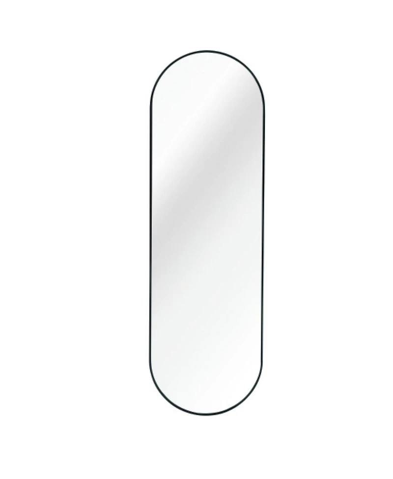 Laoties 63" x 20" Full Length Mirror, Arched Floor Mirror with Metal Frame for Bedroom, Entryway and Dressing Room
