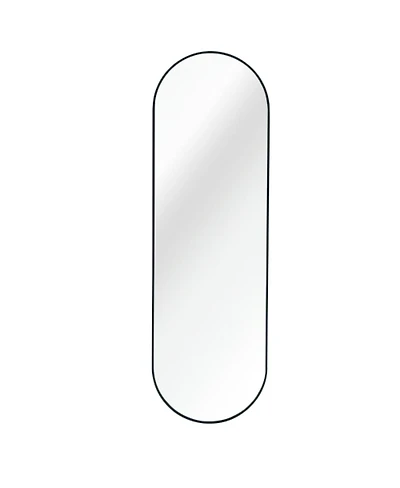 Laoties 63" x 20" Full Length Mirror, Arched Floor Mirror with Metal Frame for Bedroom, Entryway and Dressing Room