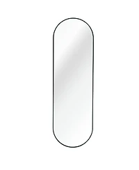Laoties 63" x 20" Full Length Mirror, Arched Floor Mirror with Metal Frame for Bedroom, Entryway and Dressing Room