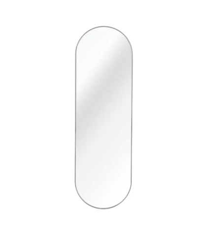 Laoties 63" x 20" Full Length Mirror, Arched Floor Mirror with Metal Frame for Bedroom, Entryway and Dressing Room