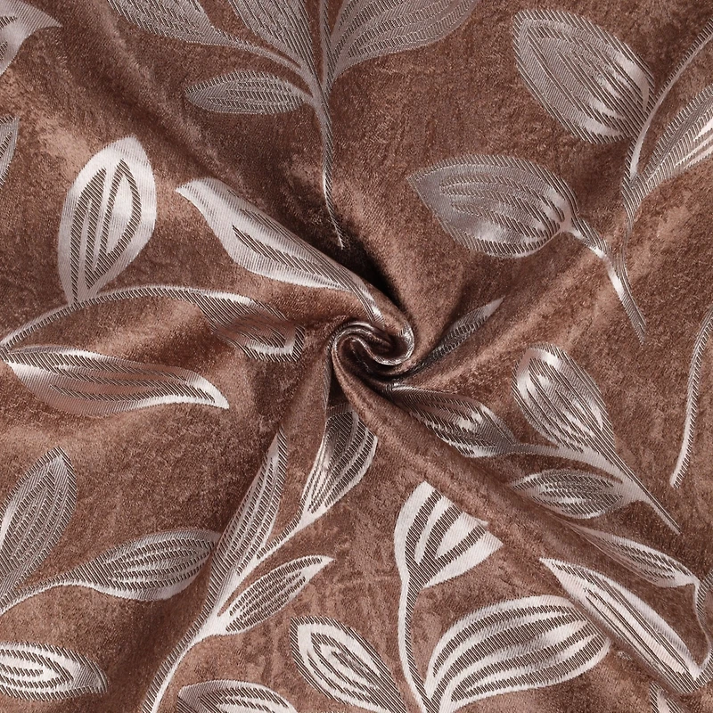 Superior Leaves Room Darkening Grommet 2-Panel Curtain Set