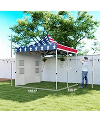 Outsunny Heavy Duty Pop Up Canopy Tent