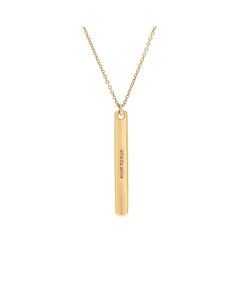 Pre-Owned Tiffany & Co 1837 Bar Pendant Necklace