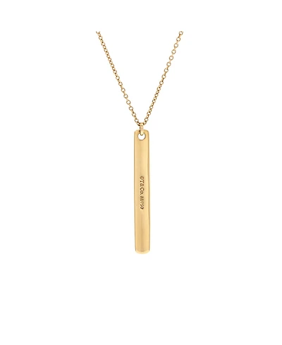 Pre-Owned Tiffany & Co 1837 Bar Pendant Necklace