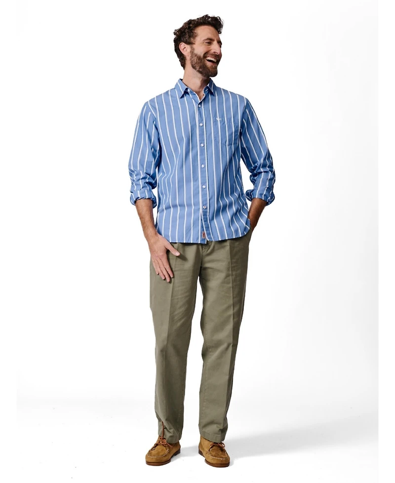Aubin Men's Gladstone Poplin Button-Down Shirt