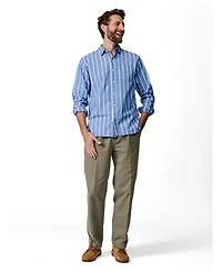 Aubin Men's Gladstone Poplin Button-Down Shirt
