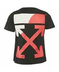 Pre-Owned Off-White Men's Logo Print Cotton Crew Neck T-Shirt