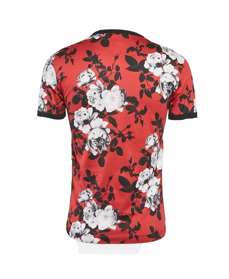 Pre-Owned Dolce & Gabbana Men's Pre-Owned Dolce and Gabbana Print Cotton Crewneck T-Shirt