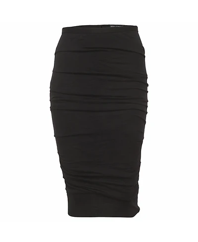 Pre-Owned Dolce & Gabbana Women's Jersey Ruched Pencil Skirt
