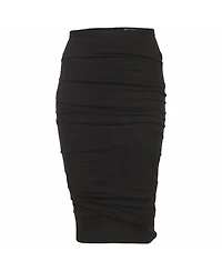 Pre-Owned Dolce & Gabbana Women's Jersey Ruched Pencil Skirt
