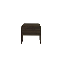 New Classic Furniture Mara 15.75 in. Walnut Rectangular Wood End Table
