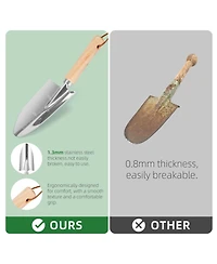 Xdovet Gardening Tool Set Women Stainless Steel Tote Gift