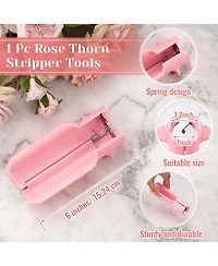 Xdovet Rose Thorn Remover Set Stripper Tool Scissor Gloves Gift