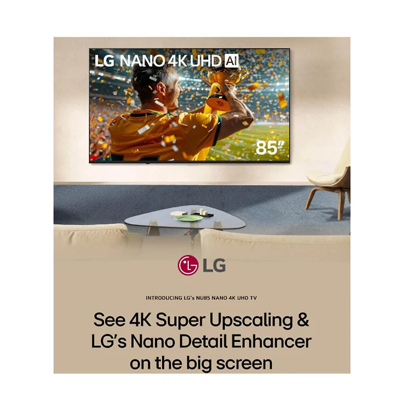 Lg 55" Class 4K Nano Uhd Smart Tv - 55NU850BP