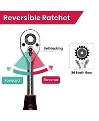 Xdovet Socket Ratchet Wrench Set 1/2inch 1/4inch Metric Deep Shallow Universal Joint Automotive Kit