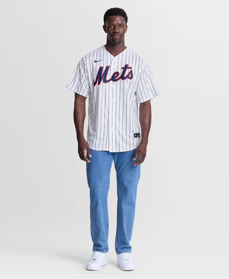 Nike Men's Carson Benge White New York Mets Home Replica Jersey