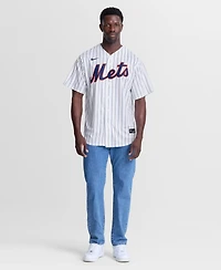 Nike Men's Carson Benge White New York Mets Home Replica Jersey